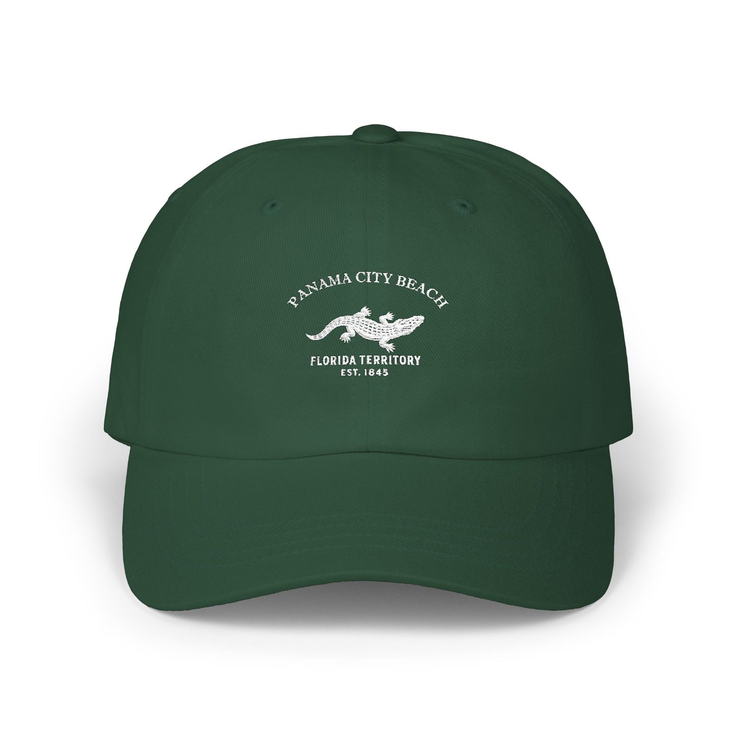 Panama City Beach Florida Classic Cotten Cap - White Logo