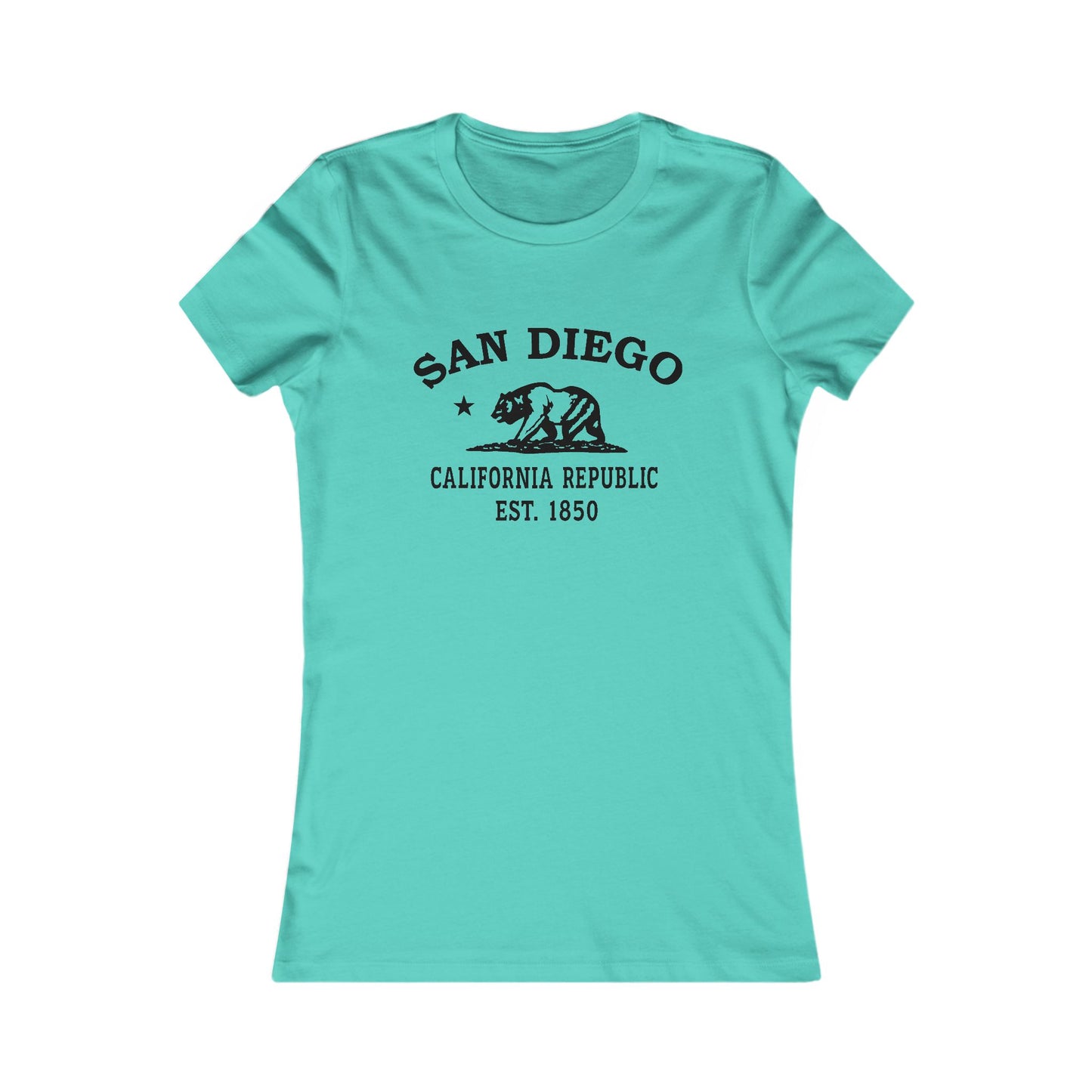 San Diego California Vintage Retro Unisex Heavy Cotton Hoodie - Black Logo