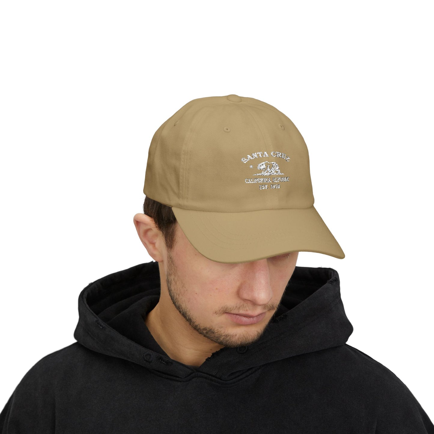 Santa Cruz California Classic Cotten Cap - White Logo