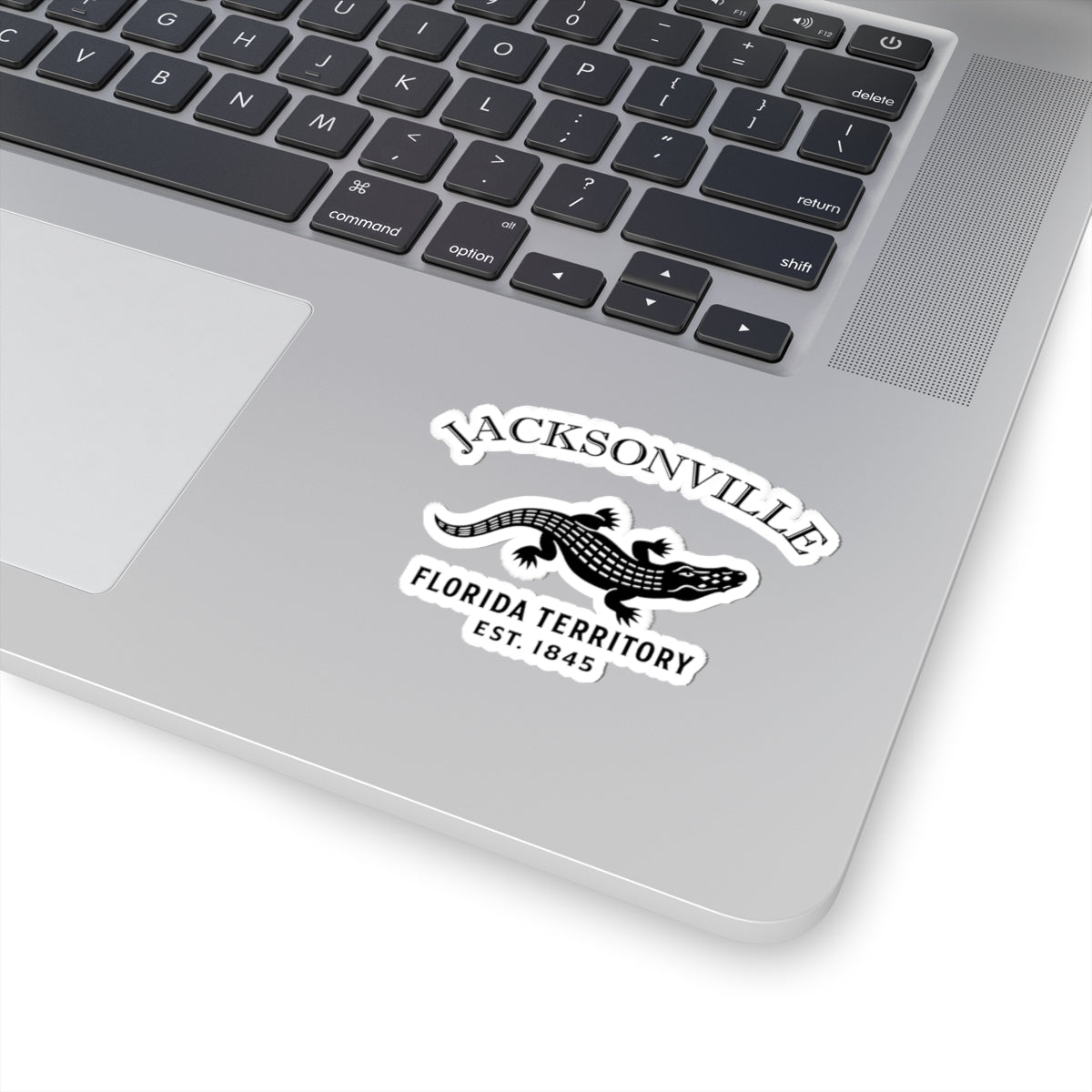 Jacksonville Florida Vintage Retro Vinyl Sticker - Black Logo