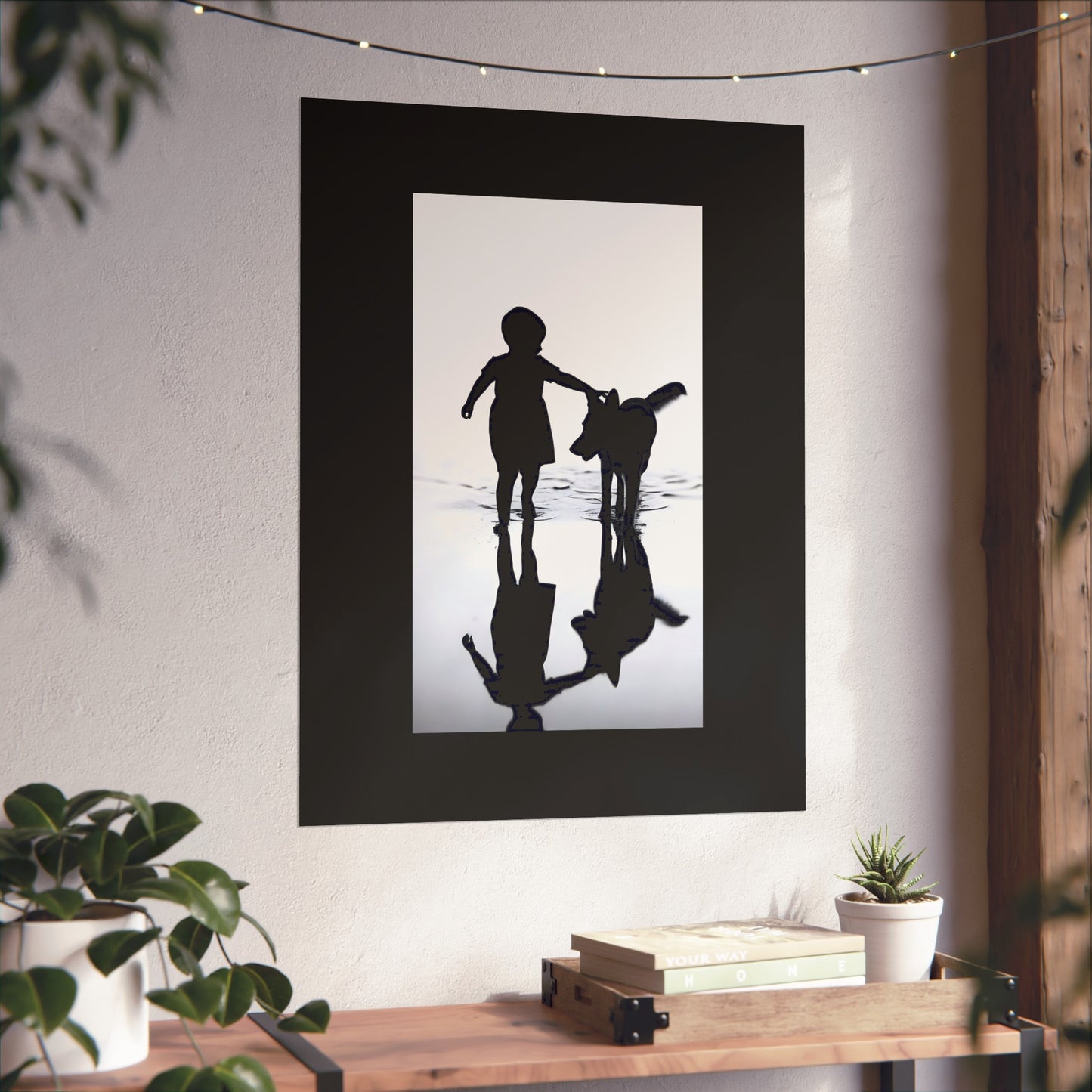 Small Steps - Tide & Light Series Giclée Unframed Poster