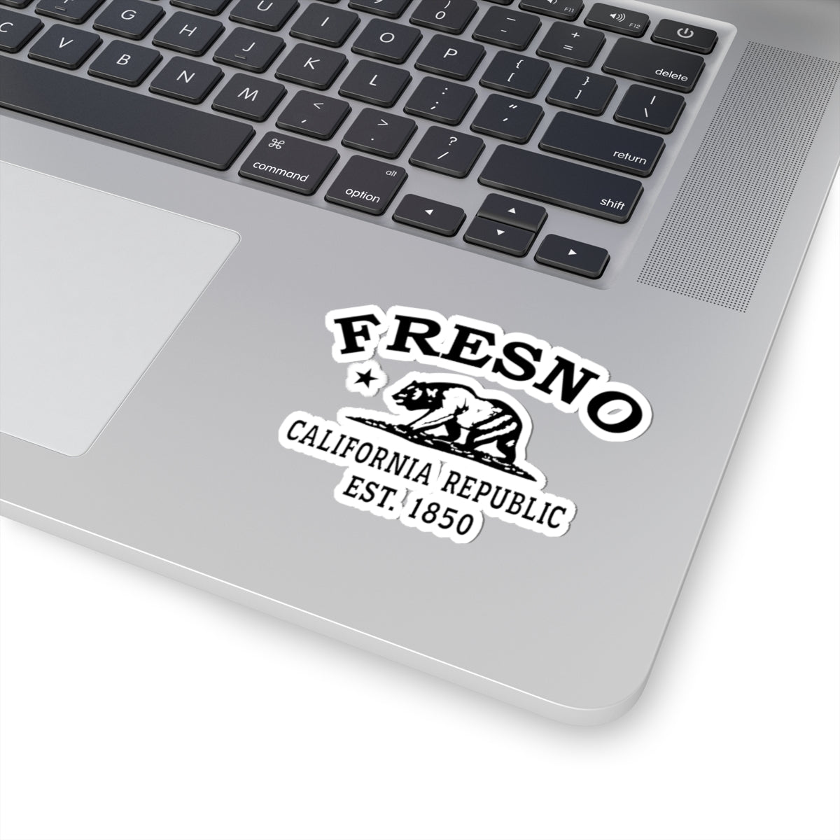 Fresno California Vintage Retro Vinyl Sticker - Black Logo