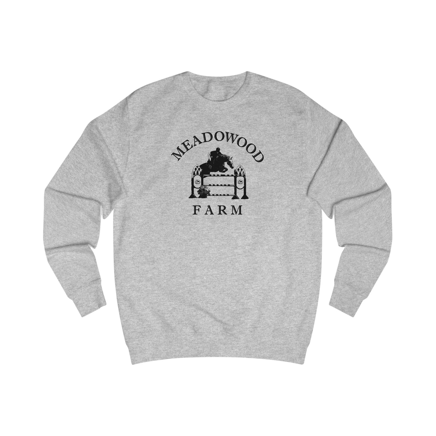 Meadowood Farm Crewneck Sweatshirt — Black Logo