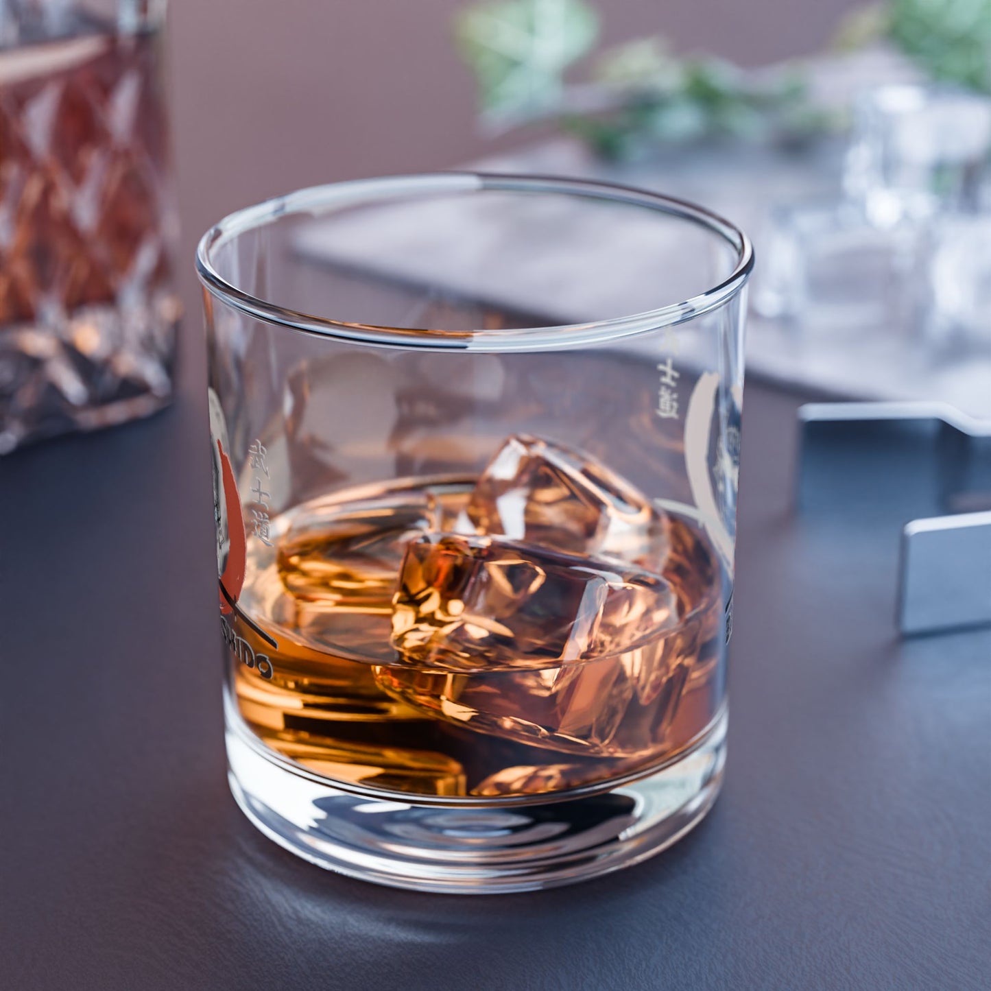 Bar Bushido Whisky Glass - Color Logo