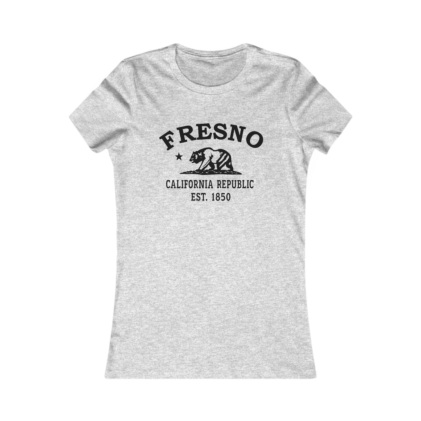 Fresno California Vintage Retro Unisex Heavy Cotton Hoodie - Black Logo