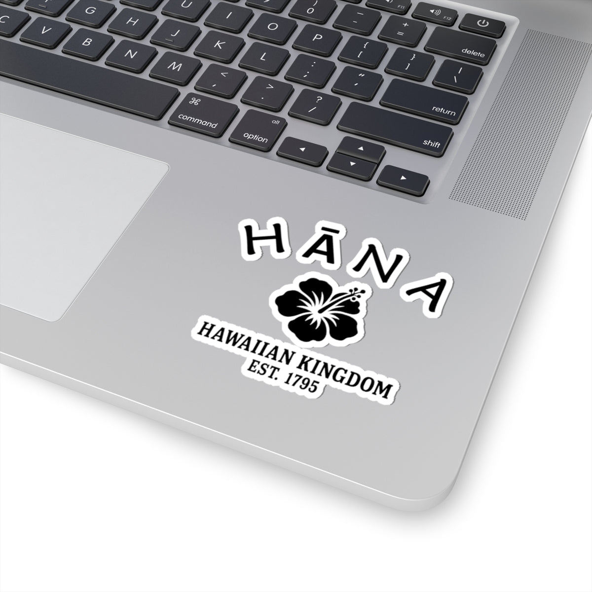 Hana Hawaii Vintage Retro Vinyl Sticker - Black Logo
