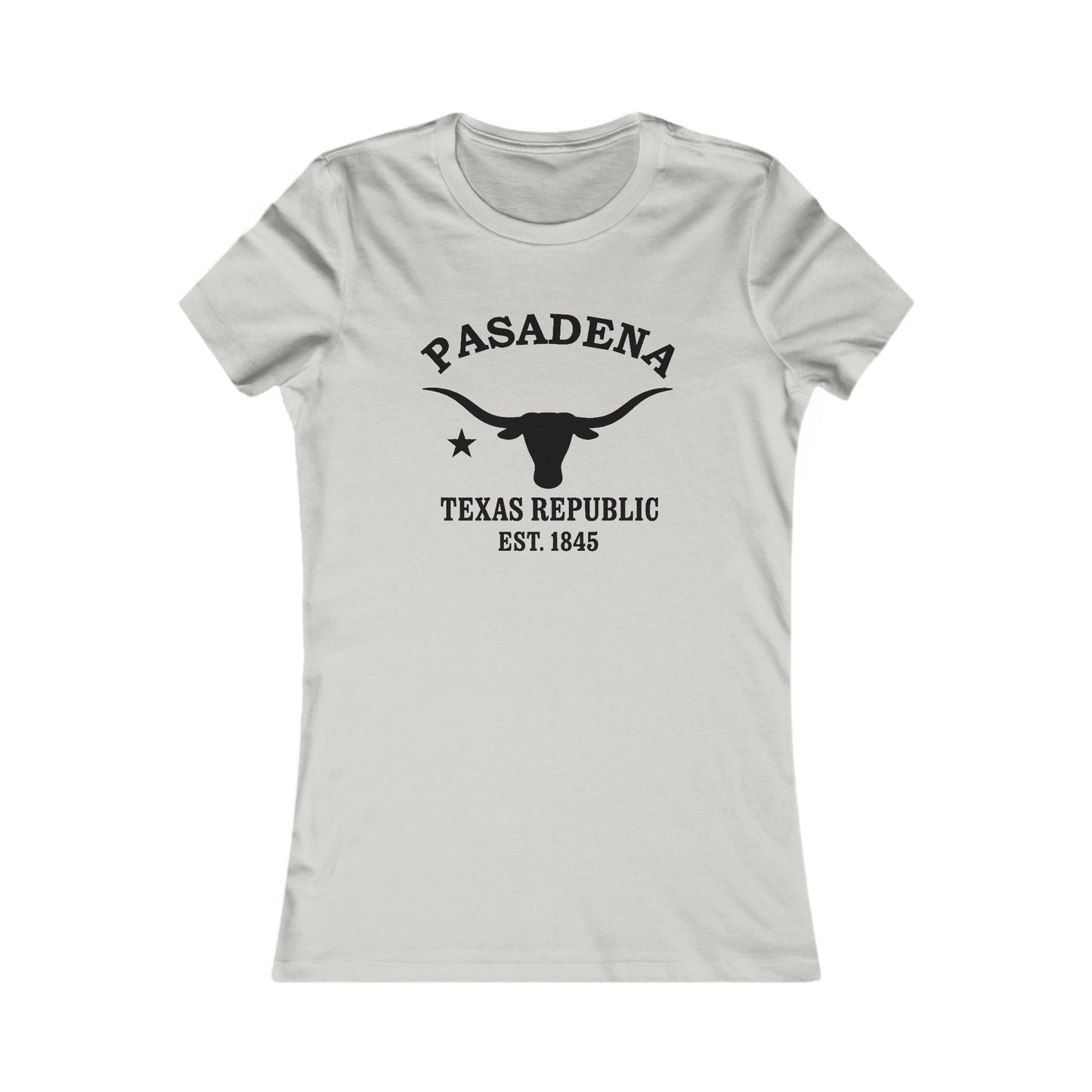 Pasadena Texas Vintage Retro Unisex Heavy Cotton Hoodie - Black Logo