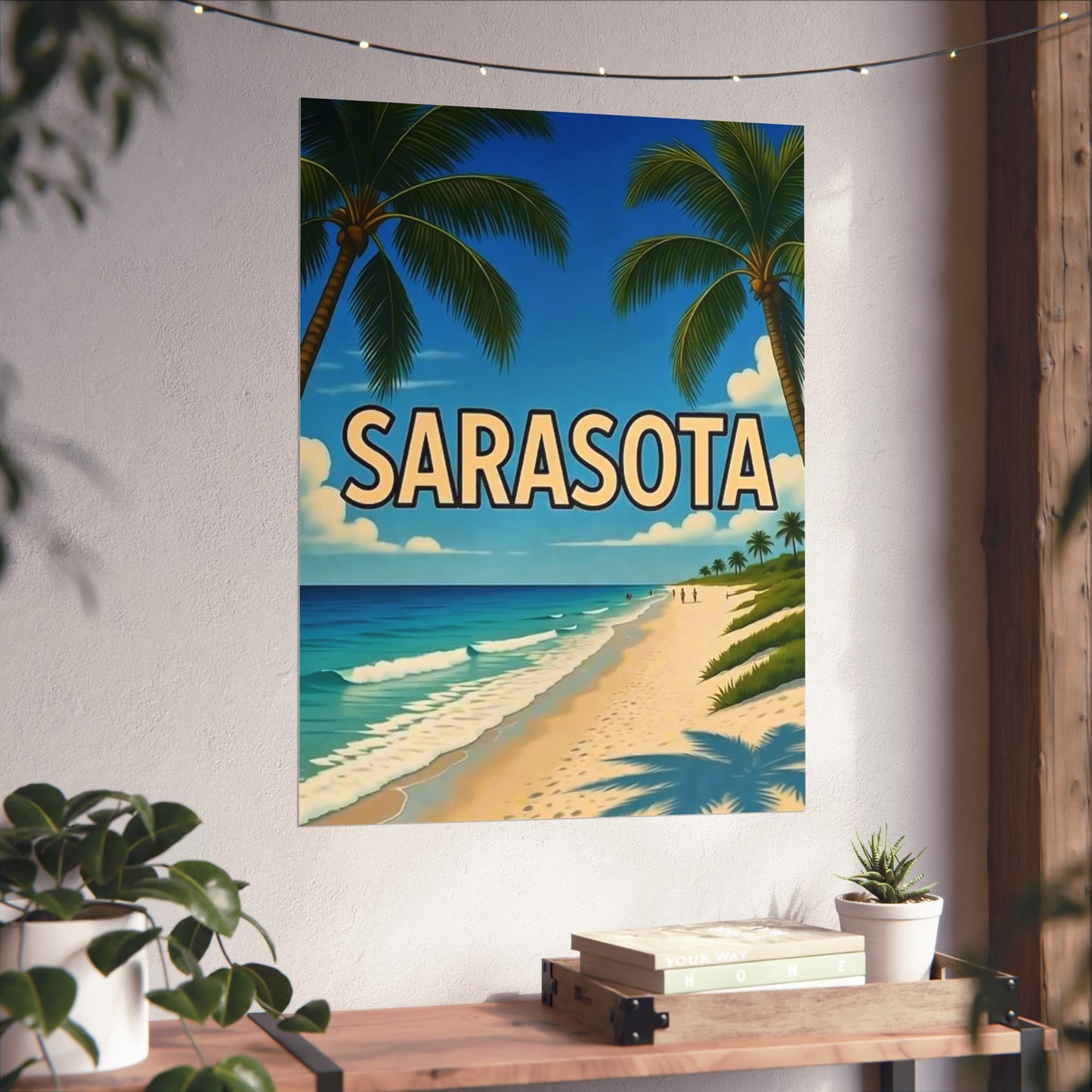 Sarasota Florida Vintage Retro Giclée Print Art Series Poster