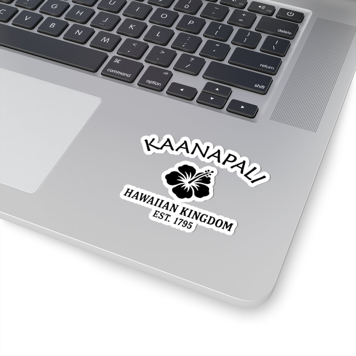 Kaanapali Hawaii Vintage Retro Vinyl Sticker - Black Logo