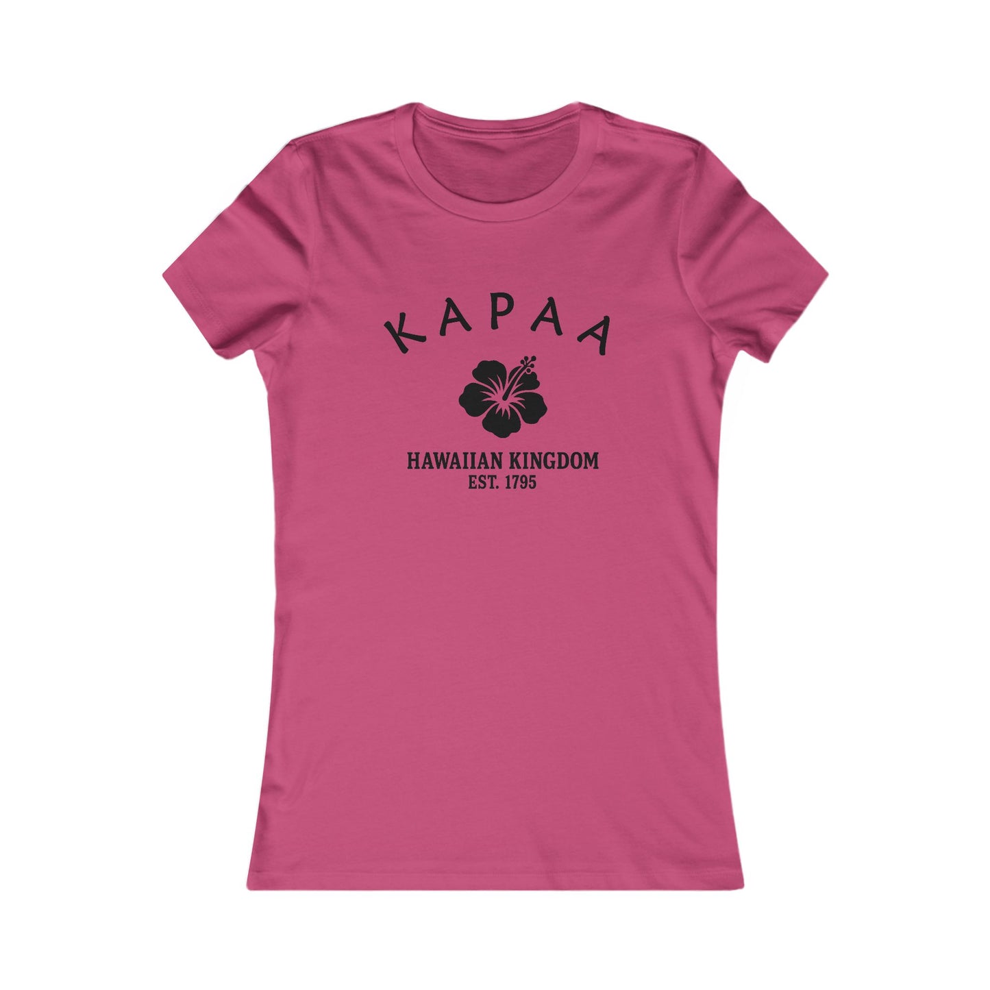 Kapaa Hawaii Vintage Retro Unisex Heavy Cotton Hoodie - Black Logo