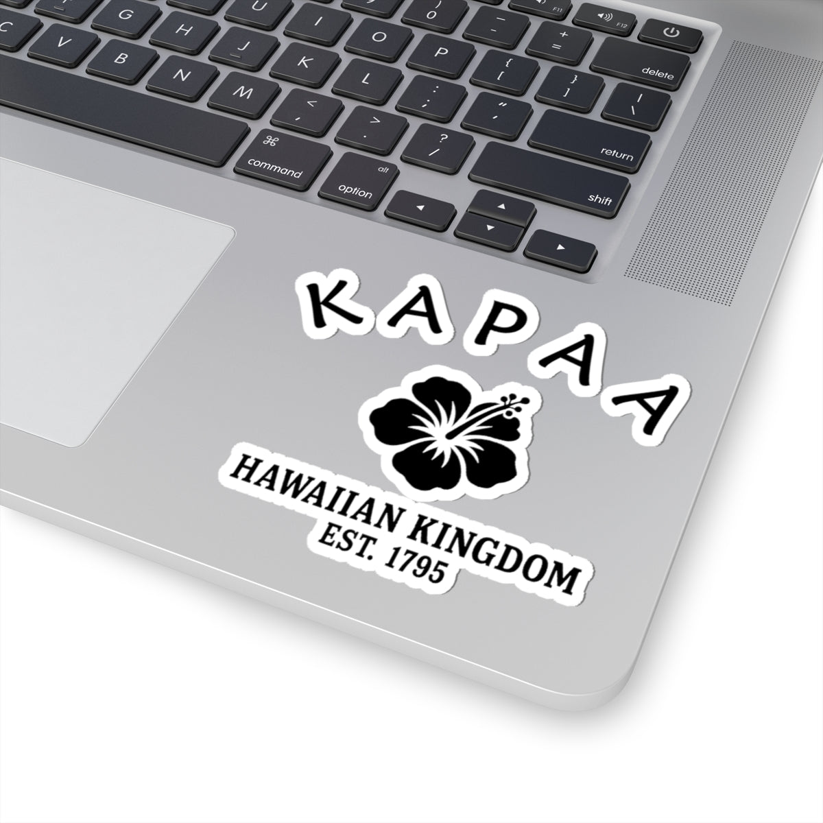 Kapaa Hawaii Vintage Retro Vinyl Sticker - Black Logo