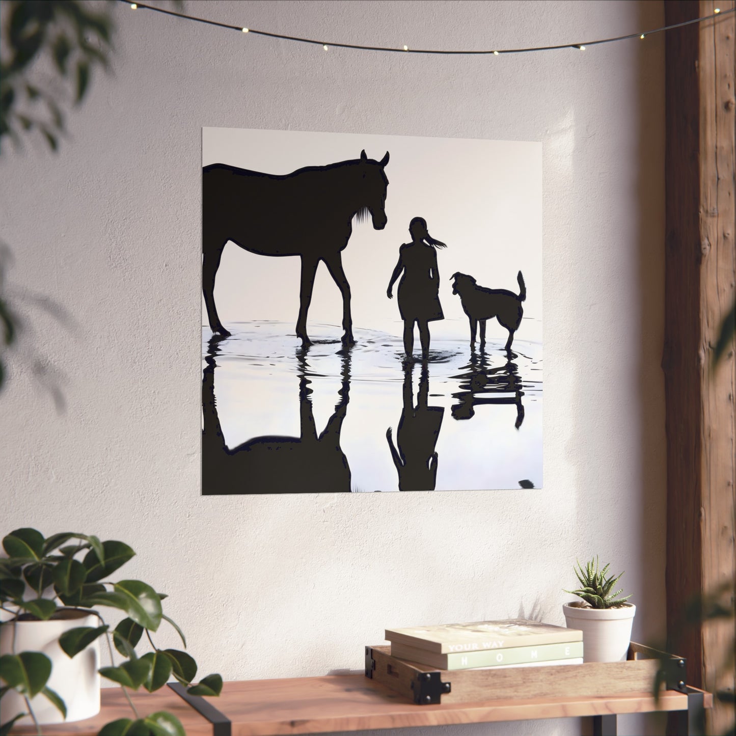 Shoreline Trio - Tide & Light Series Giclée Unframed Poster