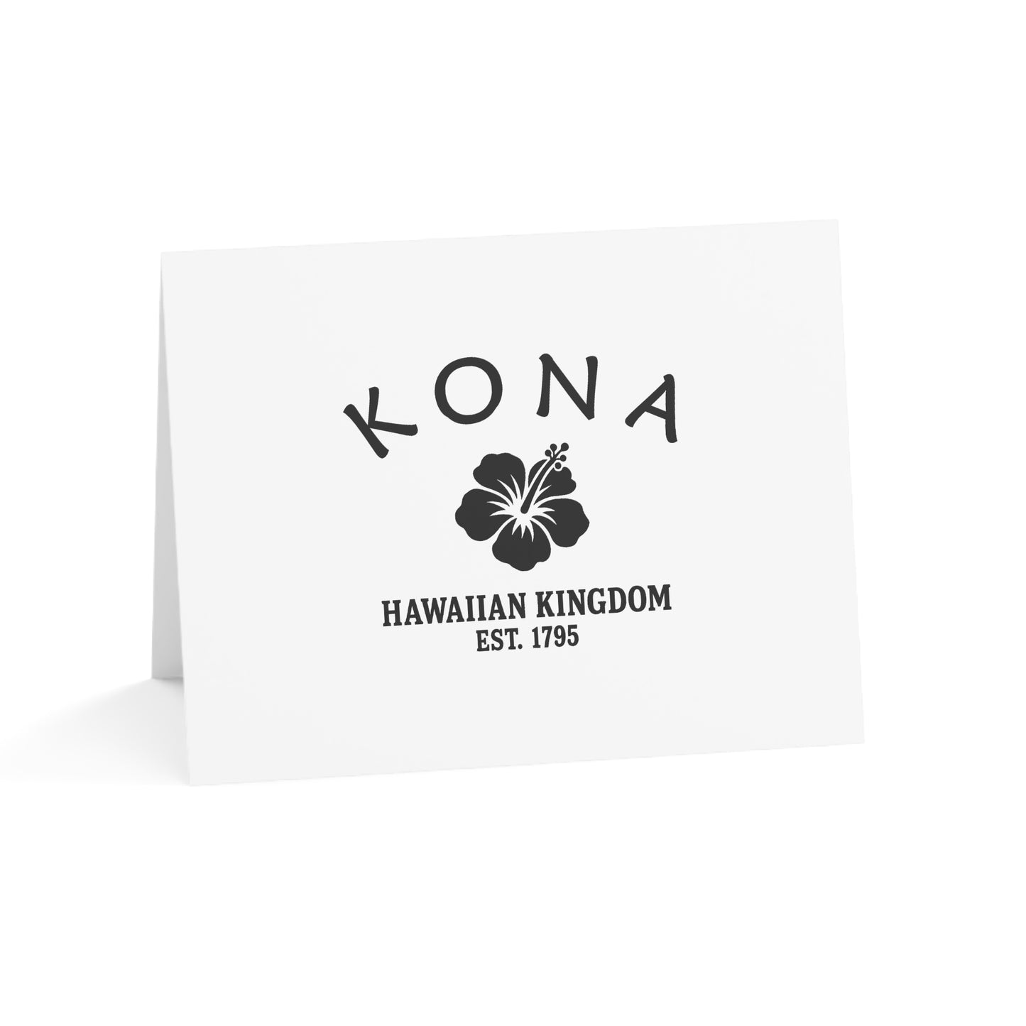 Kona Hawaii Vintage Retro Thank You Card Set - Black Logo