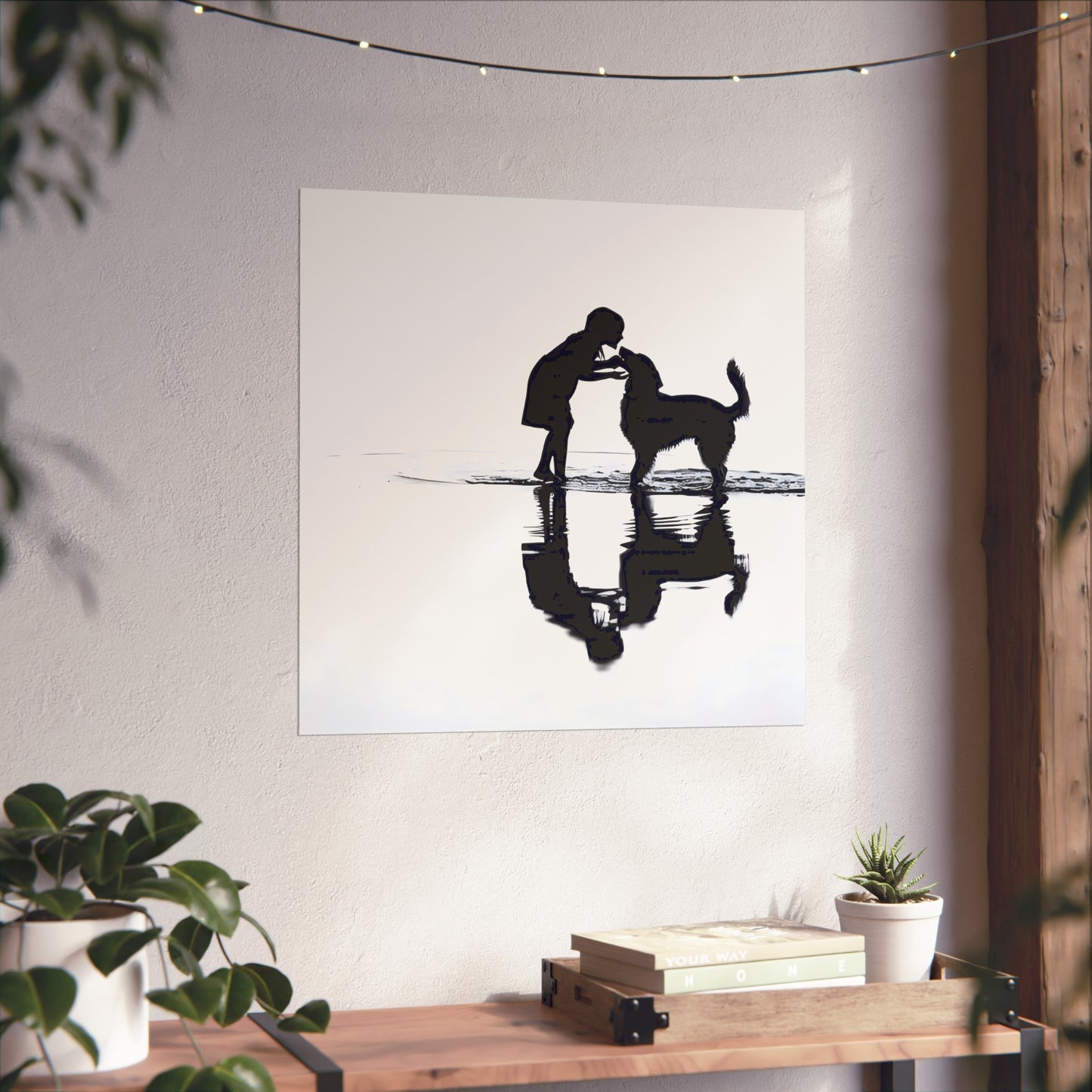 Kiss at Still Water - Tide & Light Series Giclée Unframed Poster