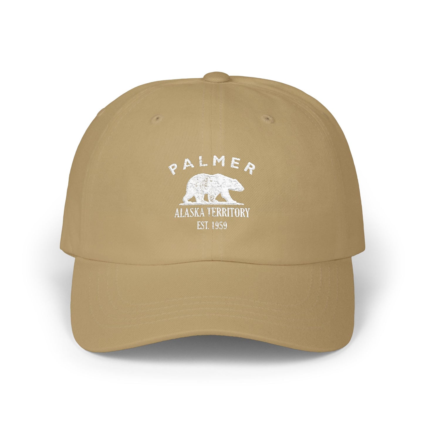 Palmer Alaska Classic Cotten Cap - White Logo