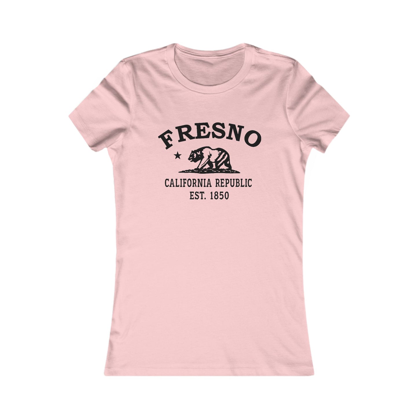 Fresno California Vintage Retro Unisex Heavy Cotton Hoodie - Black Logo
