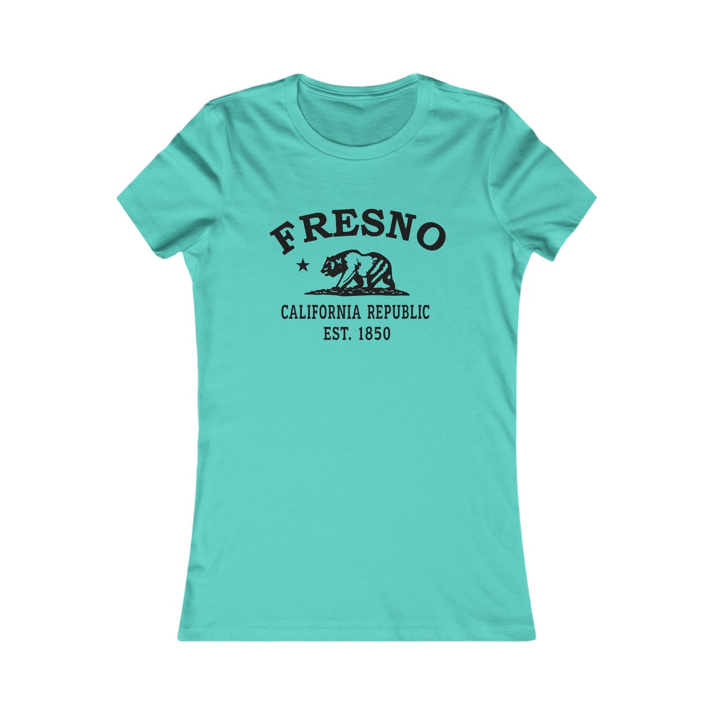 Fresno California Vintage Retro Unisex Heavy Cotton Hoodie - Black Logo