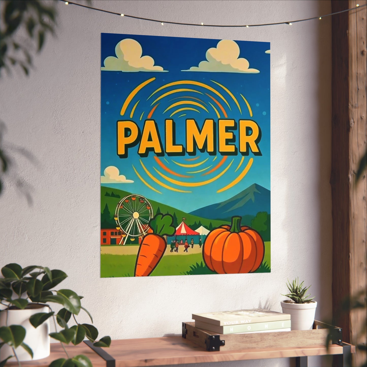 Palmer Alaska Vintage Retro Giclée Print Art Series Poster