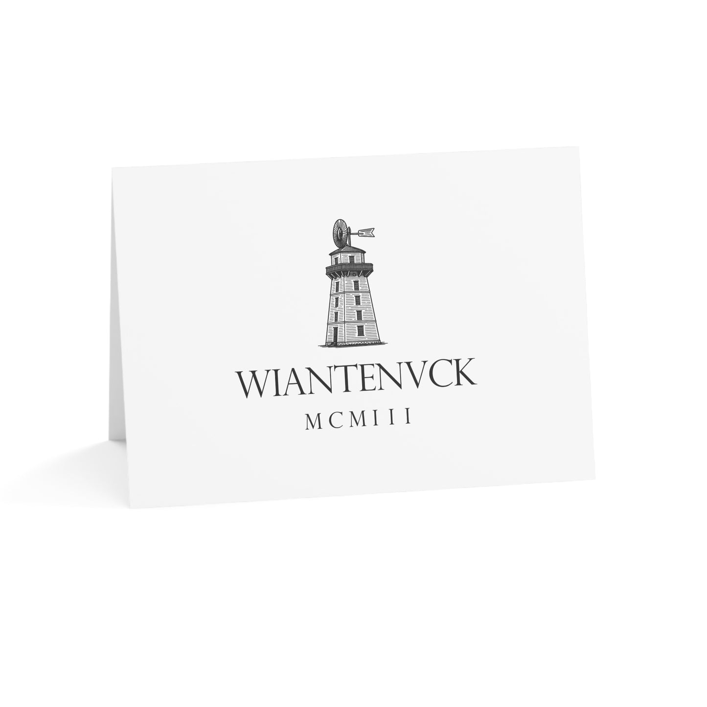 Wiantenuck Vintage Retro Thank You Card Set - Combo Logo