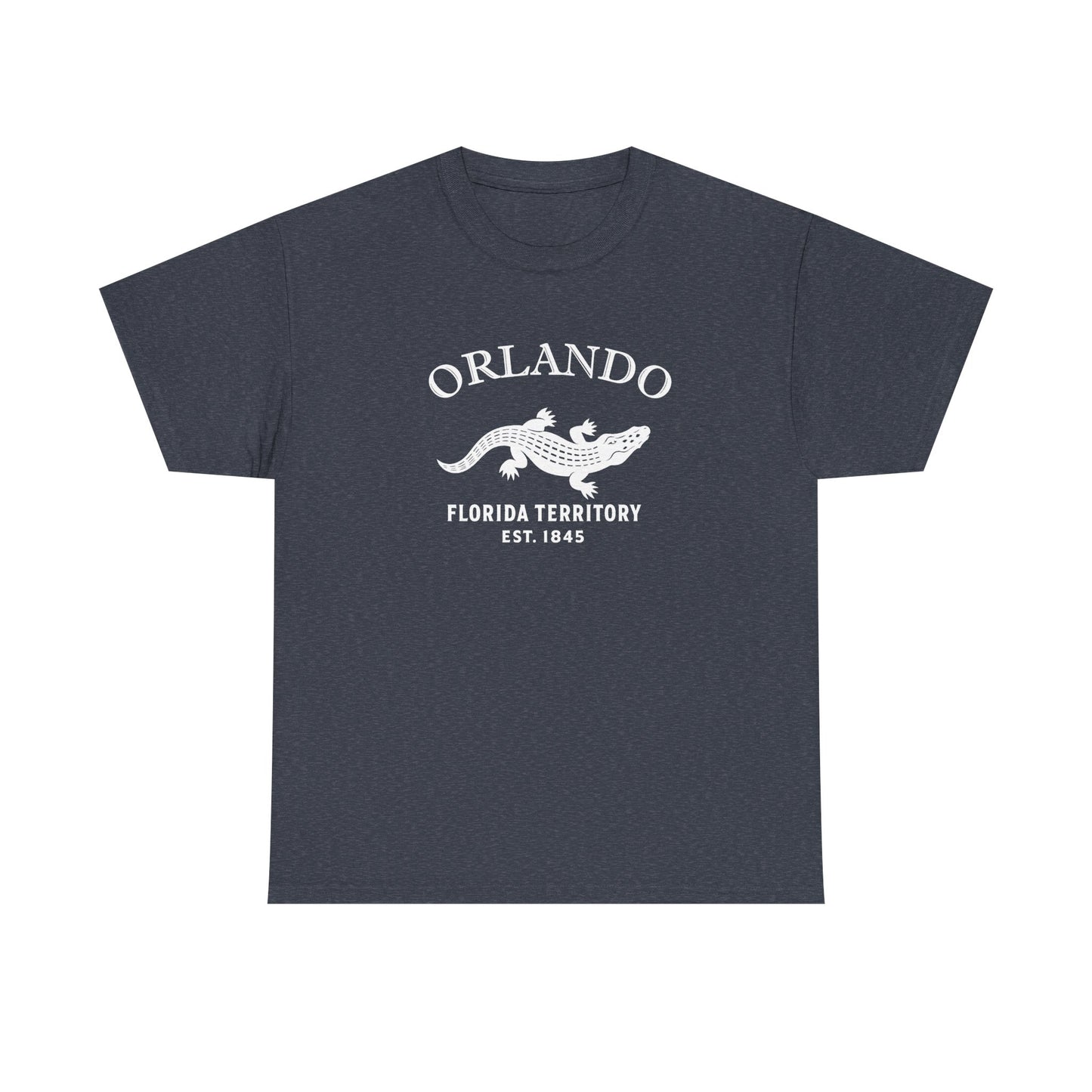 Orlando Florida Vintage Retro Unisex Heavy Cotton Tee - White Logo