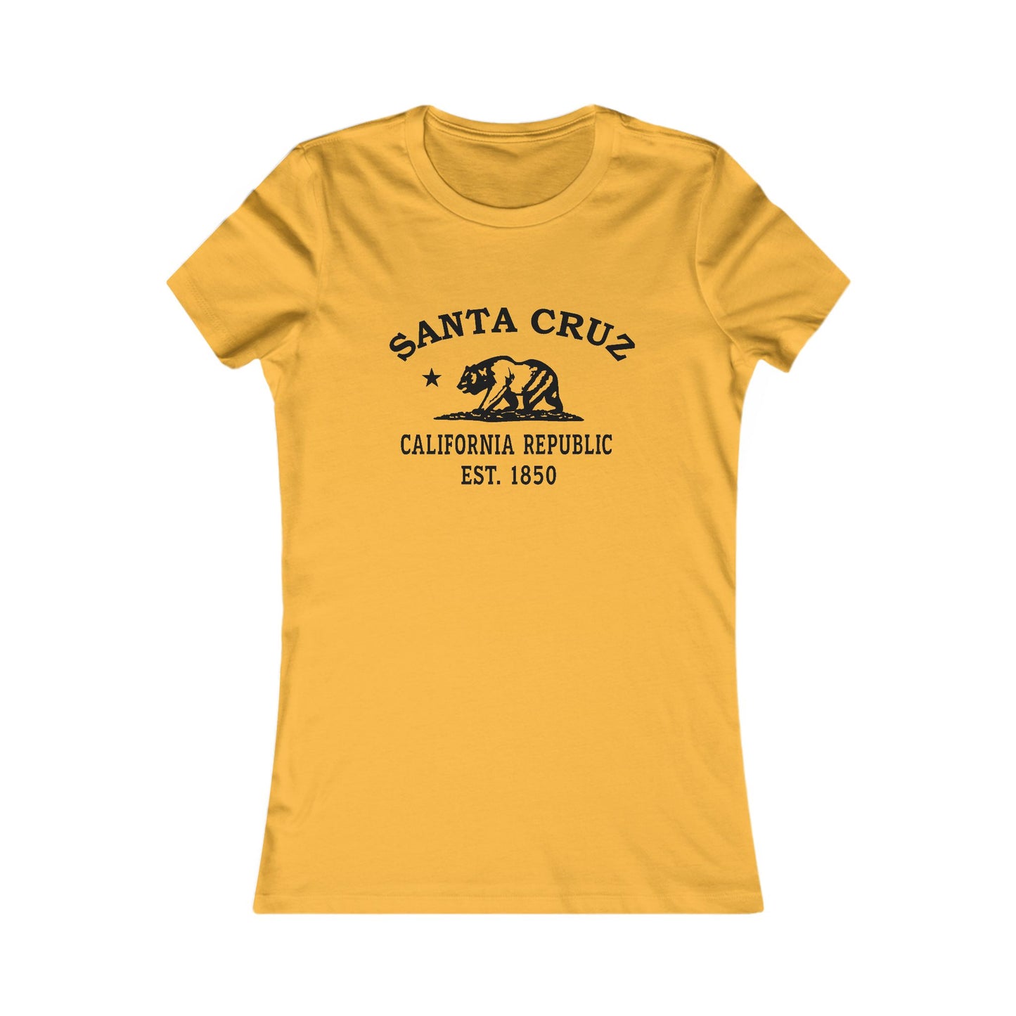 Santa Cruz California Vintage Retro Unisex Heavy Cotton Hoodie - Black Logo
