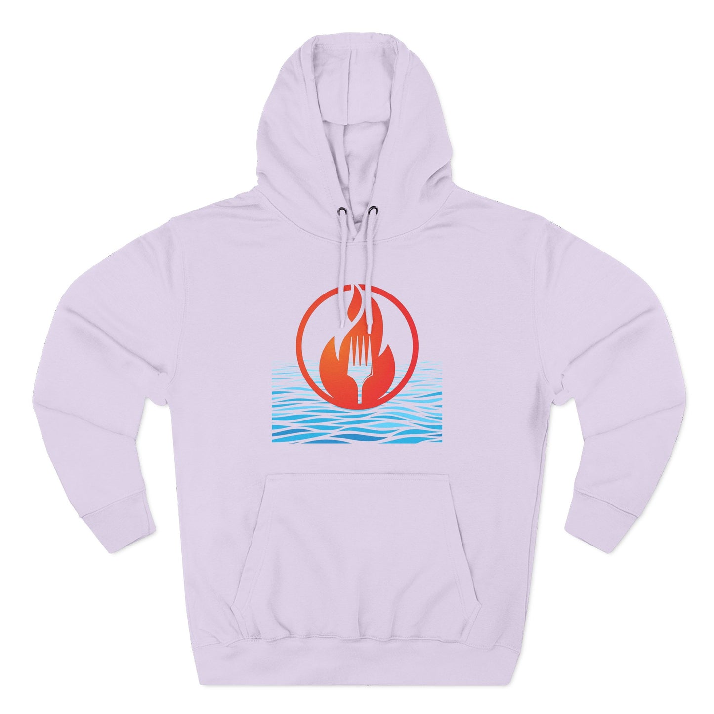 Eat Fire Spring Unisex Heavy Cotton Hoodie - Image Logo