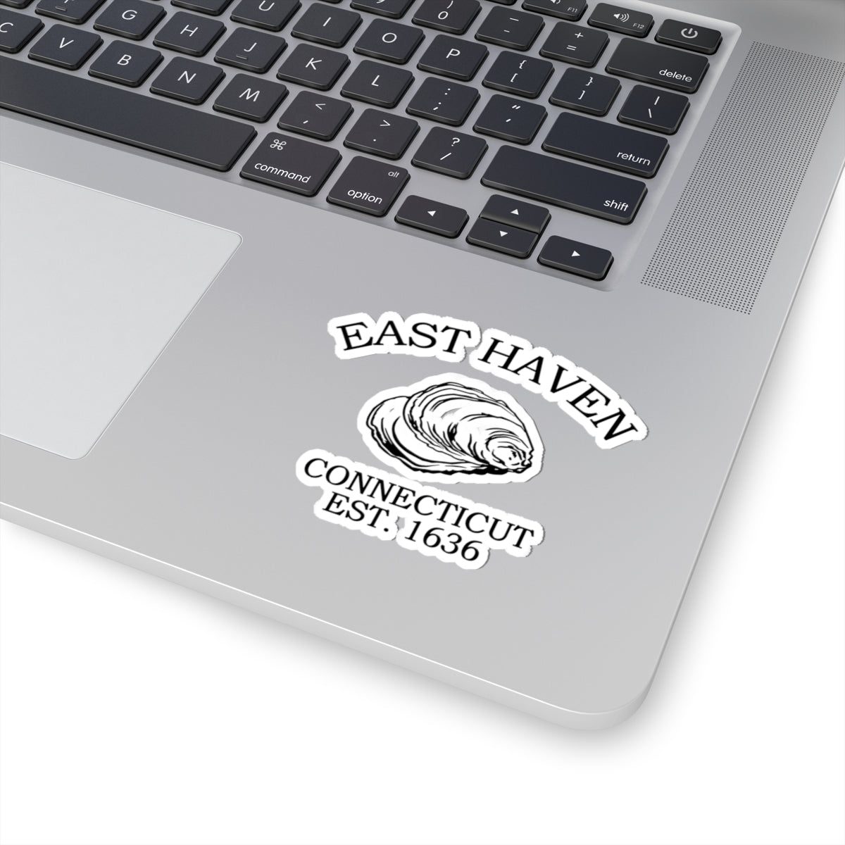 East Haven Connecticut Vintage Retro Vinyl Sticker - Black Logo
