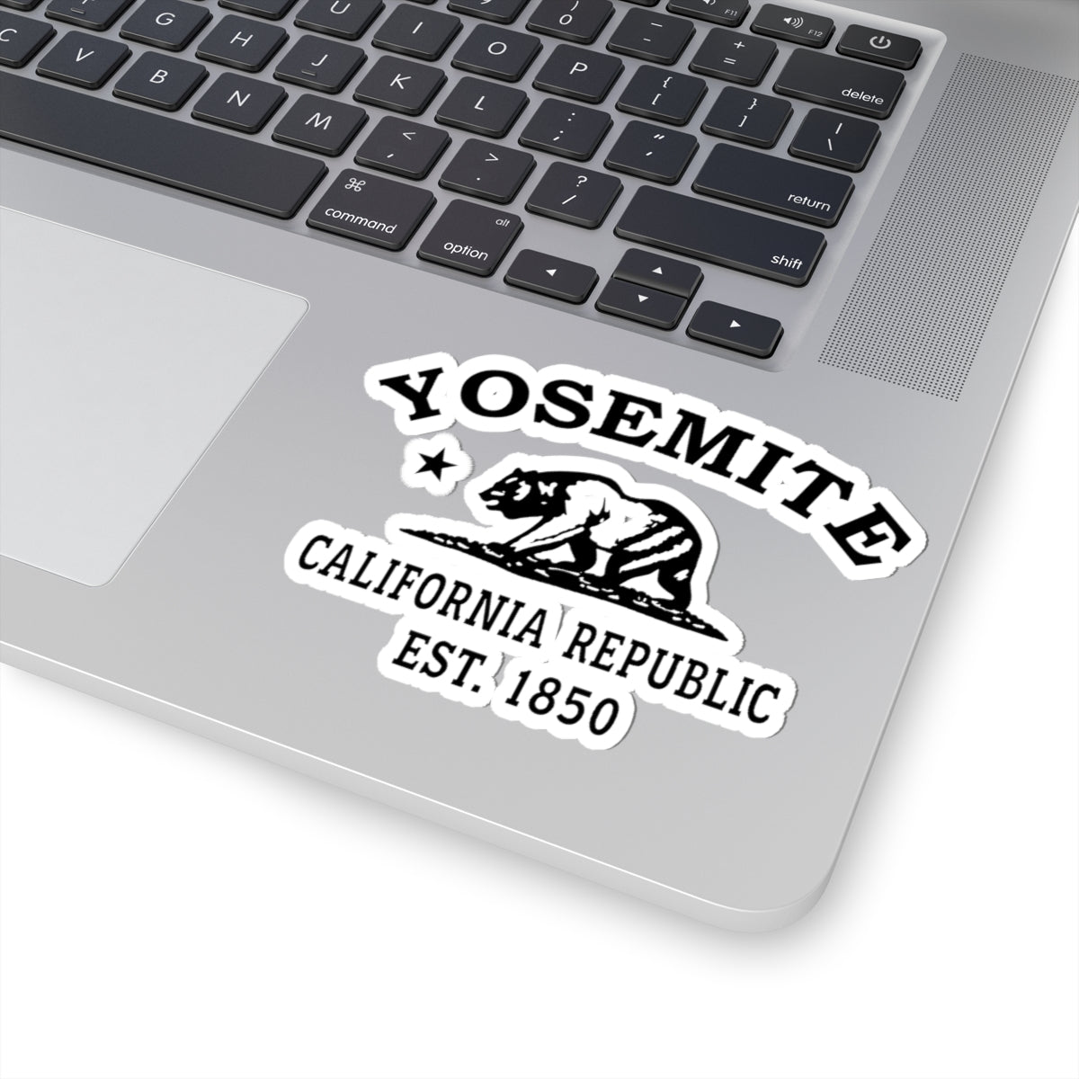 Yosemite California Vintage Retro Vinyl Sticker - Black Logo
