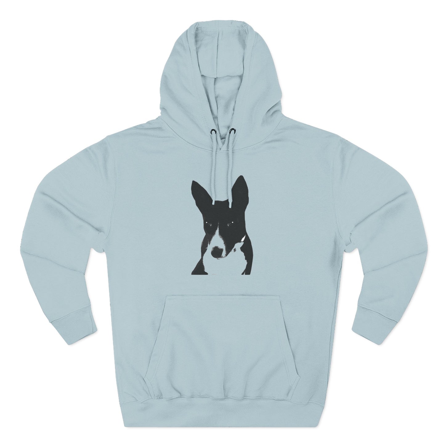 A Life Well Lived Basenji Retro Unisex Heavy Cotton Hoodie - Black Logo