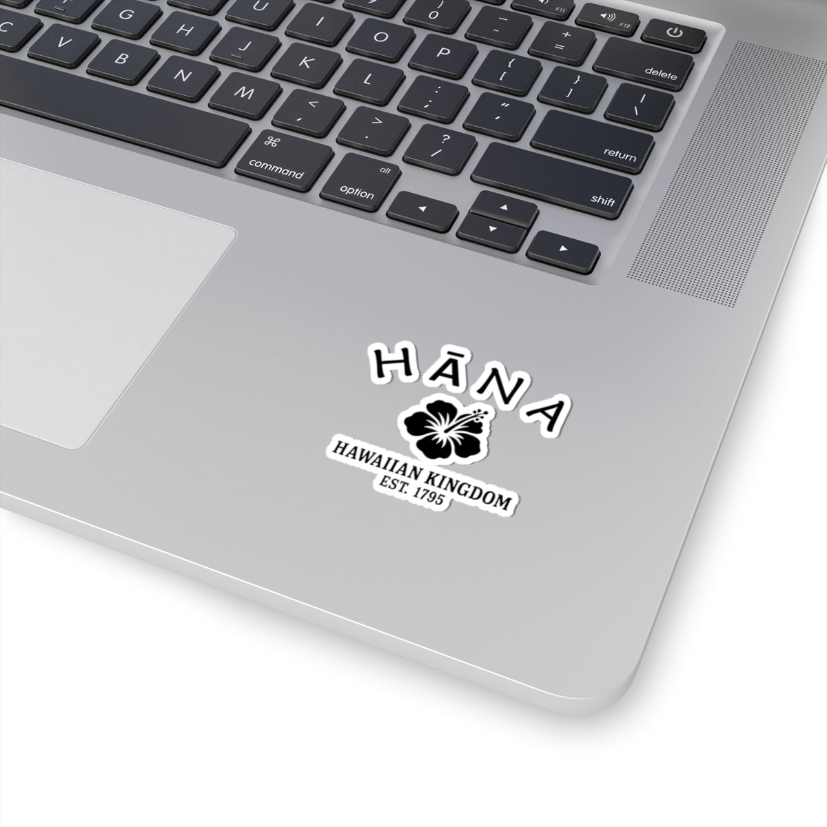 Hana Hawaii Vintage Retro Vinyl Sticker - Black Logo