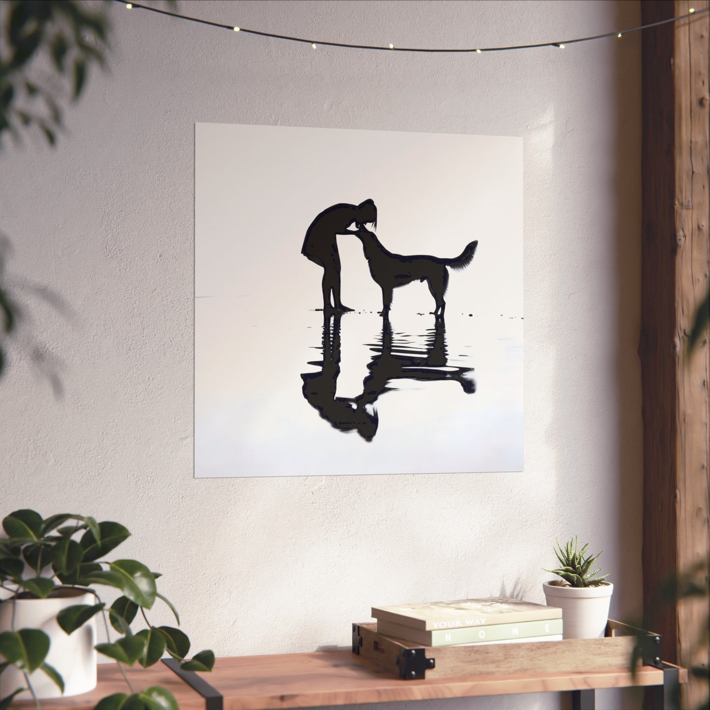 Kiss for the Hound - Tide & Light Series Giclée Unframed Poster