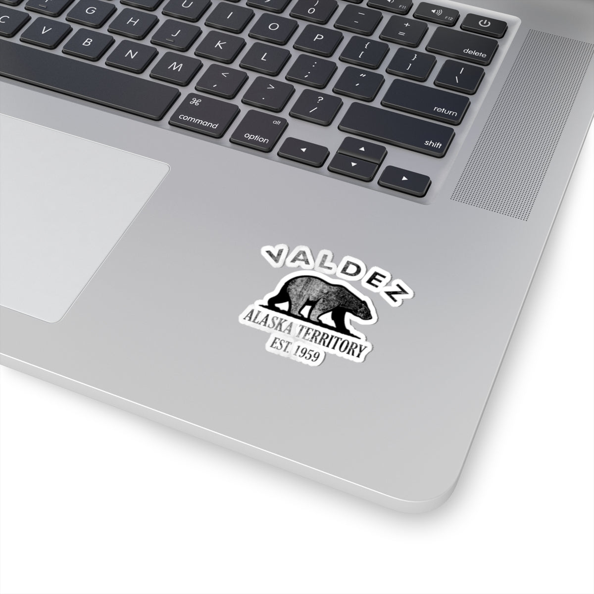 Valdez Alaska Vintage Retro Vinyl Sticker - Black Logo