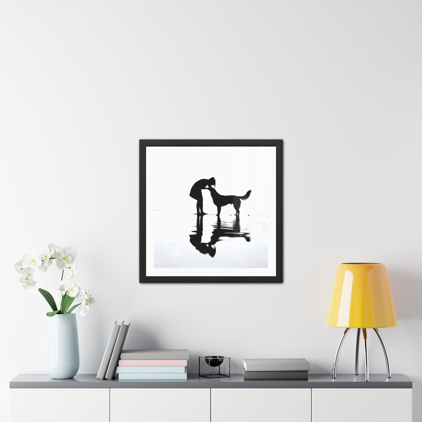 Kiss for the Hound - Tide & Light Series Framed Poster