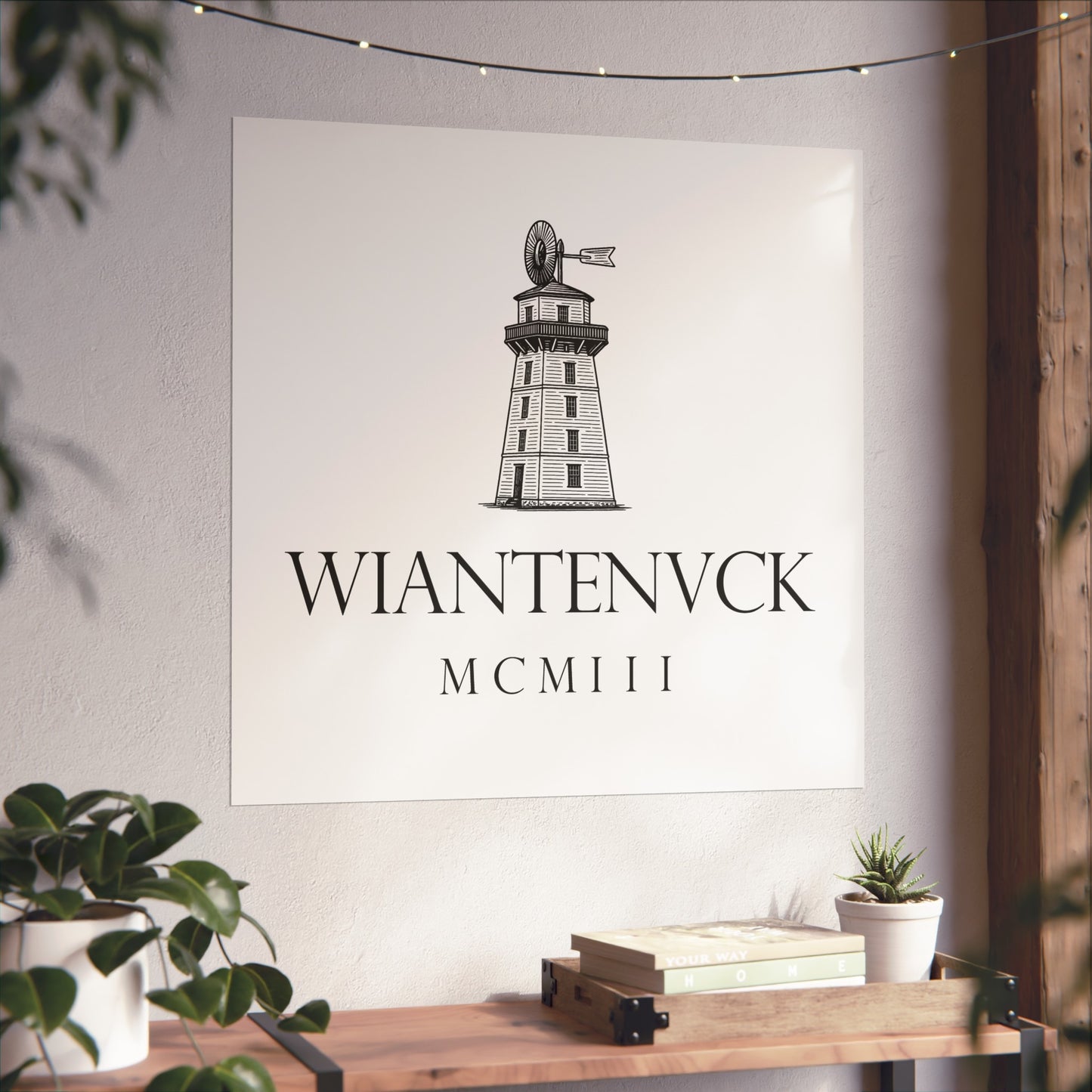 Wiantenuck Art Series Poster - Black Logo