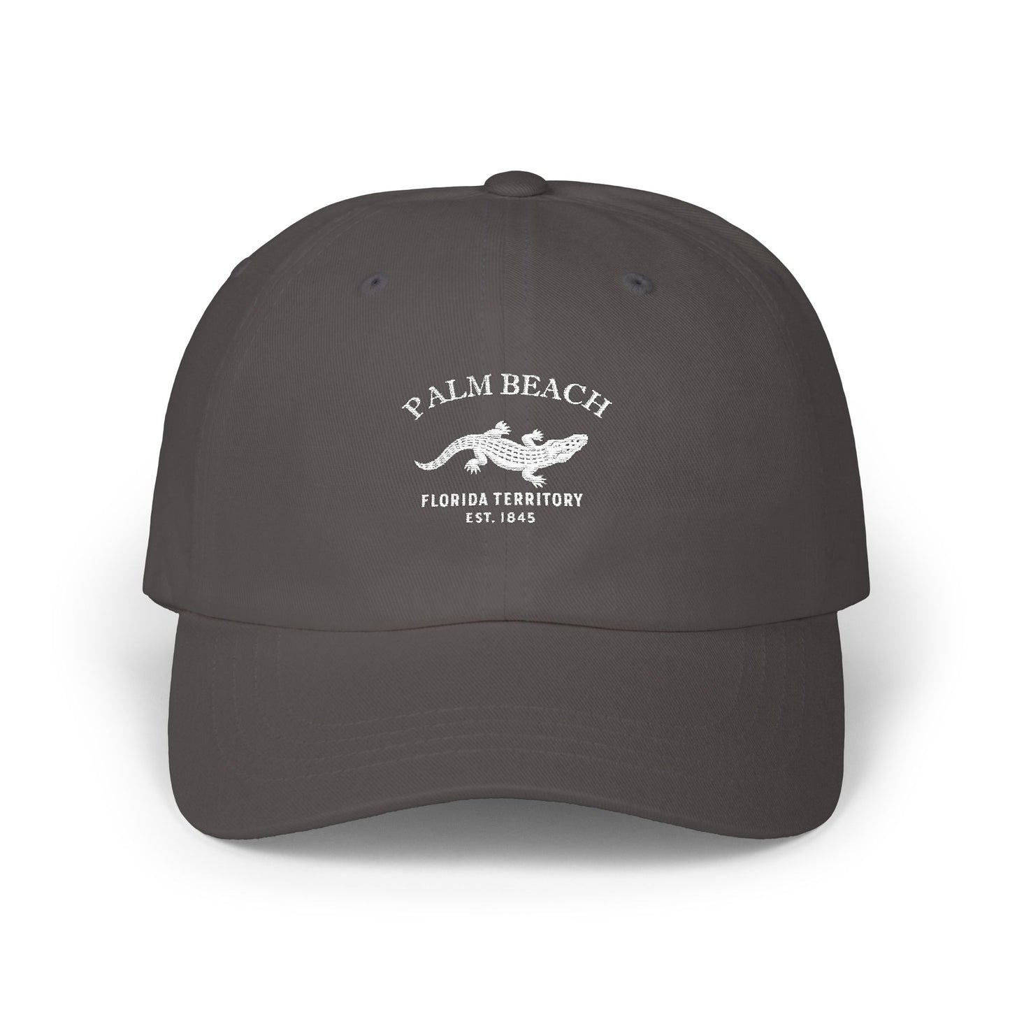 Palm Beach Florida Classic Cotten Cap - White Logo