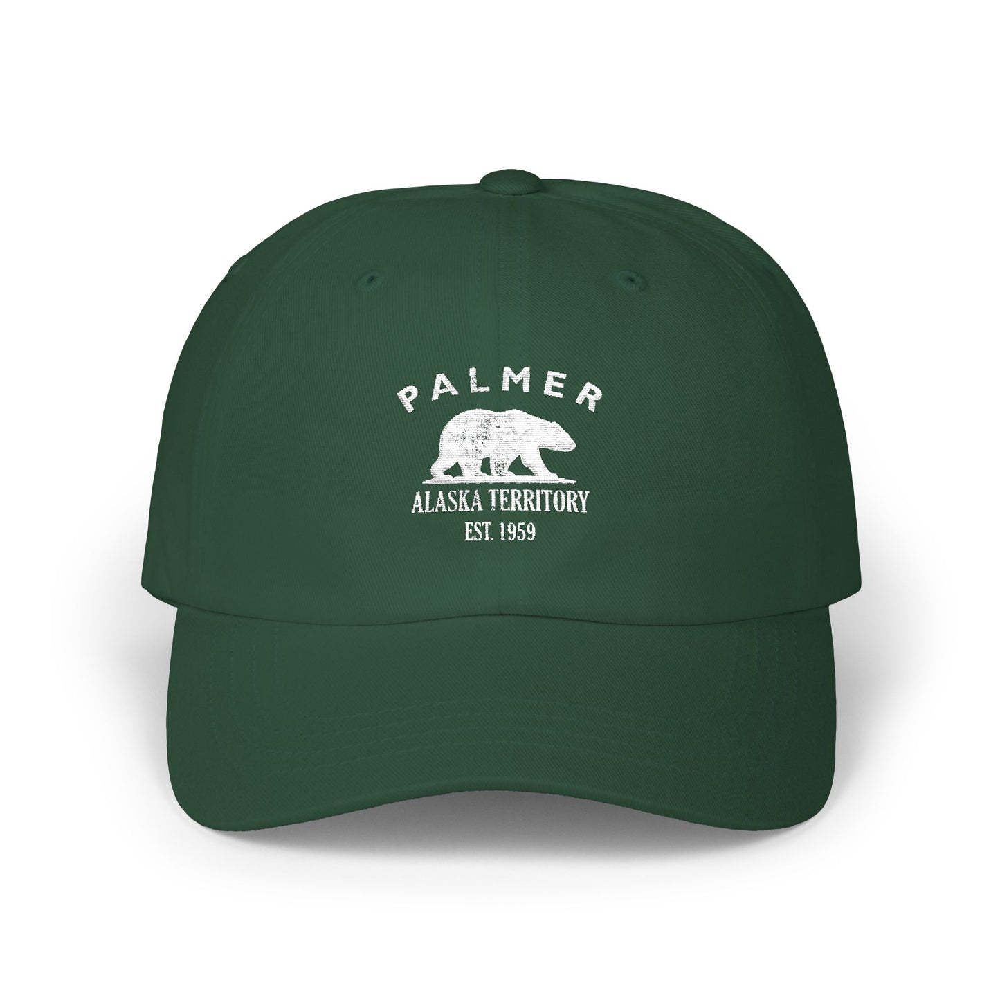 Palmer Alaska Classic Cotten Cap - White Logo