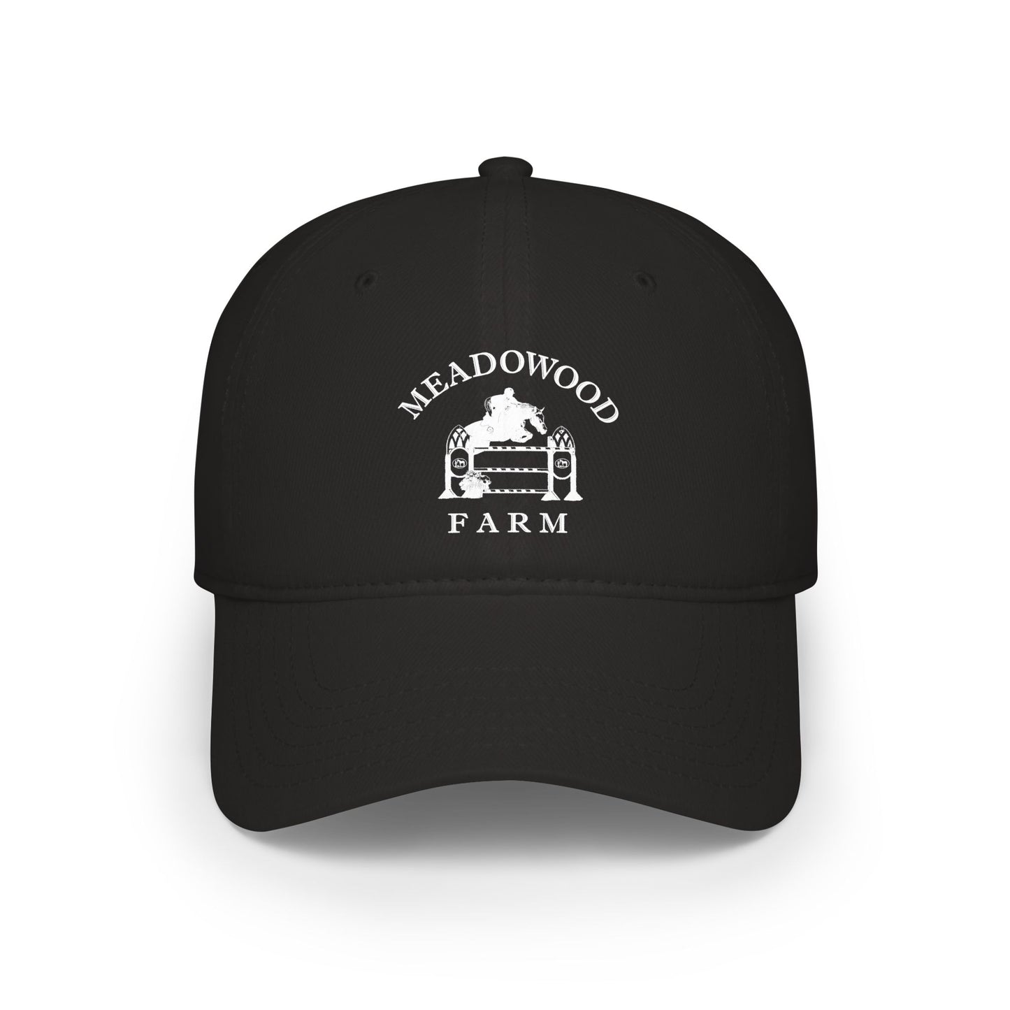 Meadowood Farm Vintage Retro Cotton Cap — White Logo