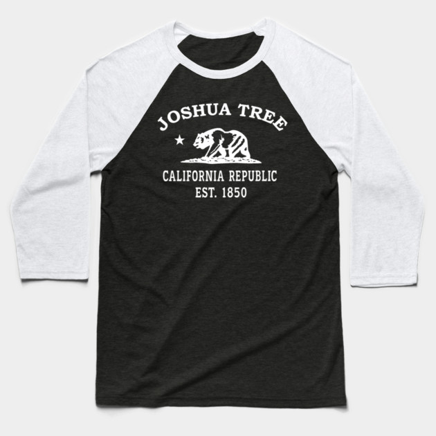 Joshua Tree California Vintage Retro Baseball Tee - White Logo - Various Colors