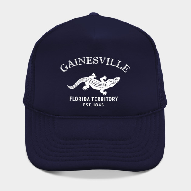 Gainesville Florida Vintage Retro Hat - White Logo - Various Colors