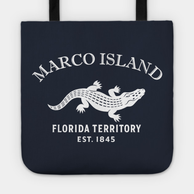 Marco Florida Vintage Retro Tote - White Logo