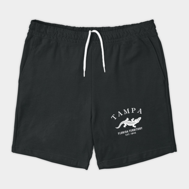 Tampa Florida Vintage Retro Shorts - White Logo - Various Colors