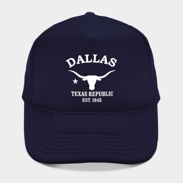 Dallas Texas Vintage Retro Hat - White Logo - Various Colors