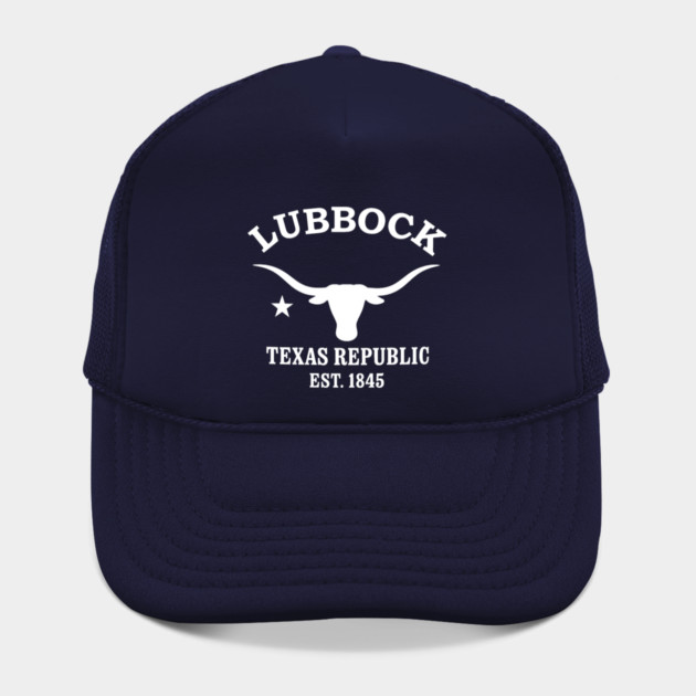 Lubbock Texas Vintage Retro Hat - White Logo - Various Colors