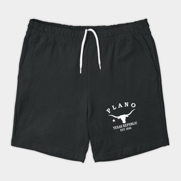 Plano Texas Vintage Retro Shorts - White Logo - Various Colors