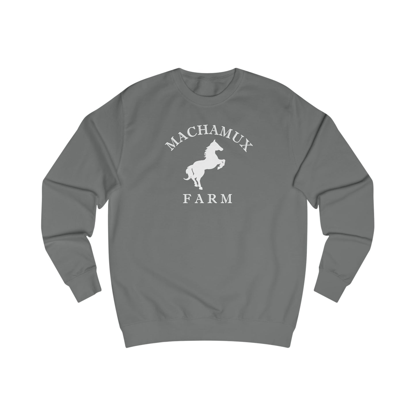 Machamux Farm Crewneck Sweatshirt — White Logo