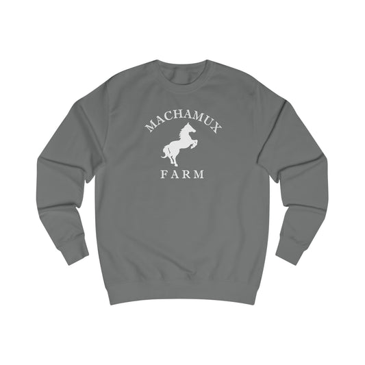 Machamux Farm Crewneck Sweatshirt — White Logo