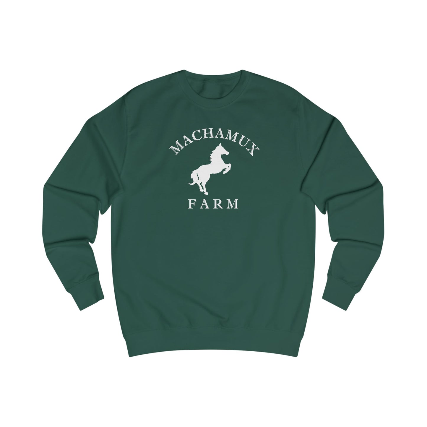 Machamux Farm Crewneck Sweatshirt — White Logo