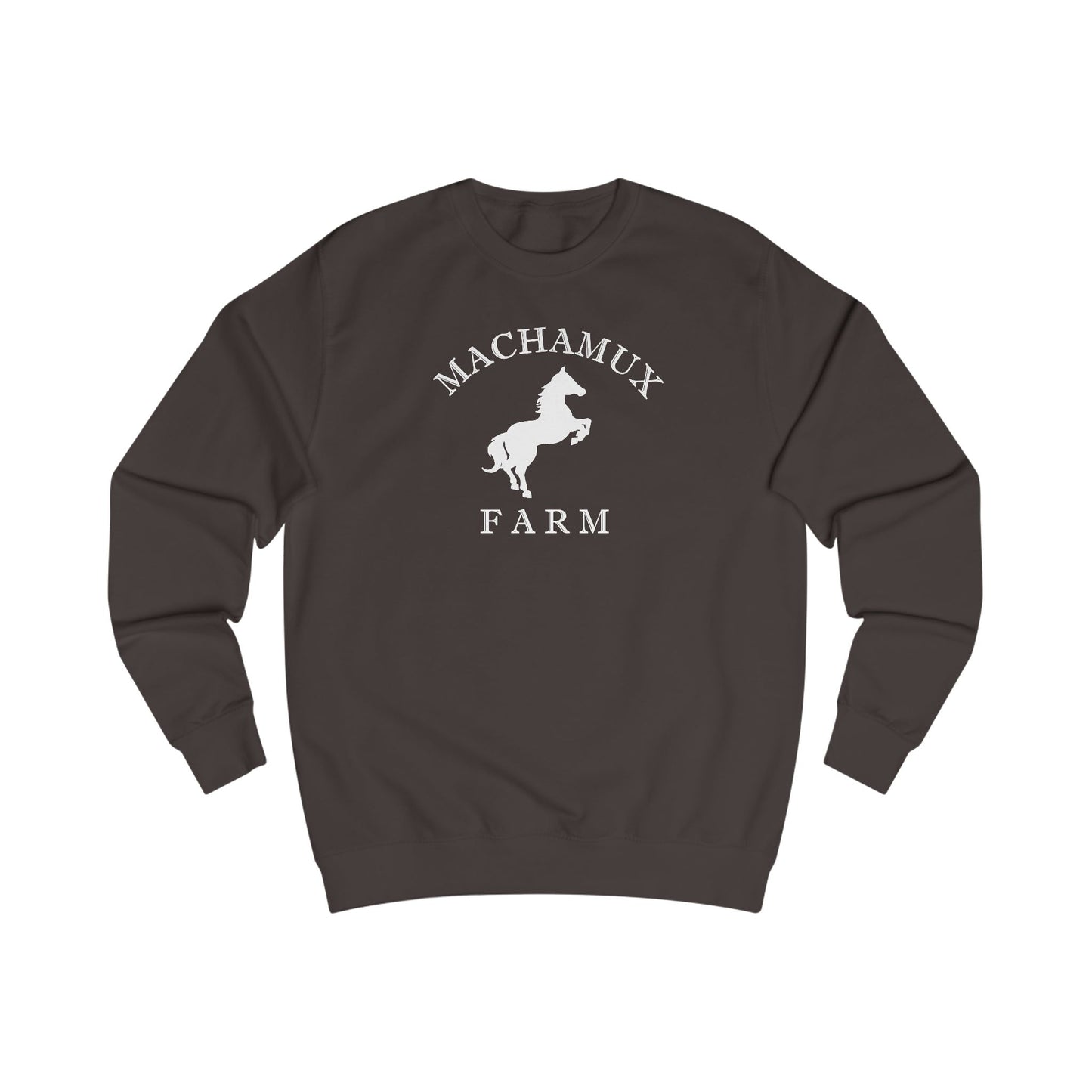 Machamux Farm Crewneck Sweatshirt — White Logo