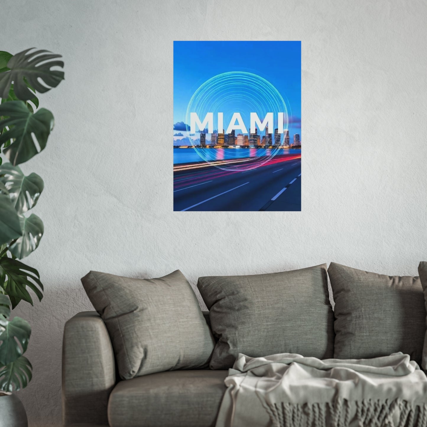 Miami Florida Vintage Retro Giclée Print Art Series Poster