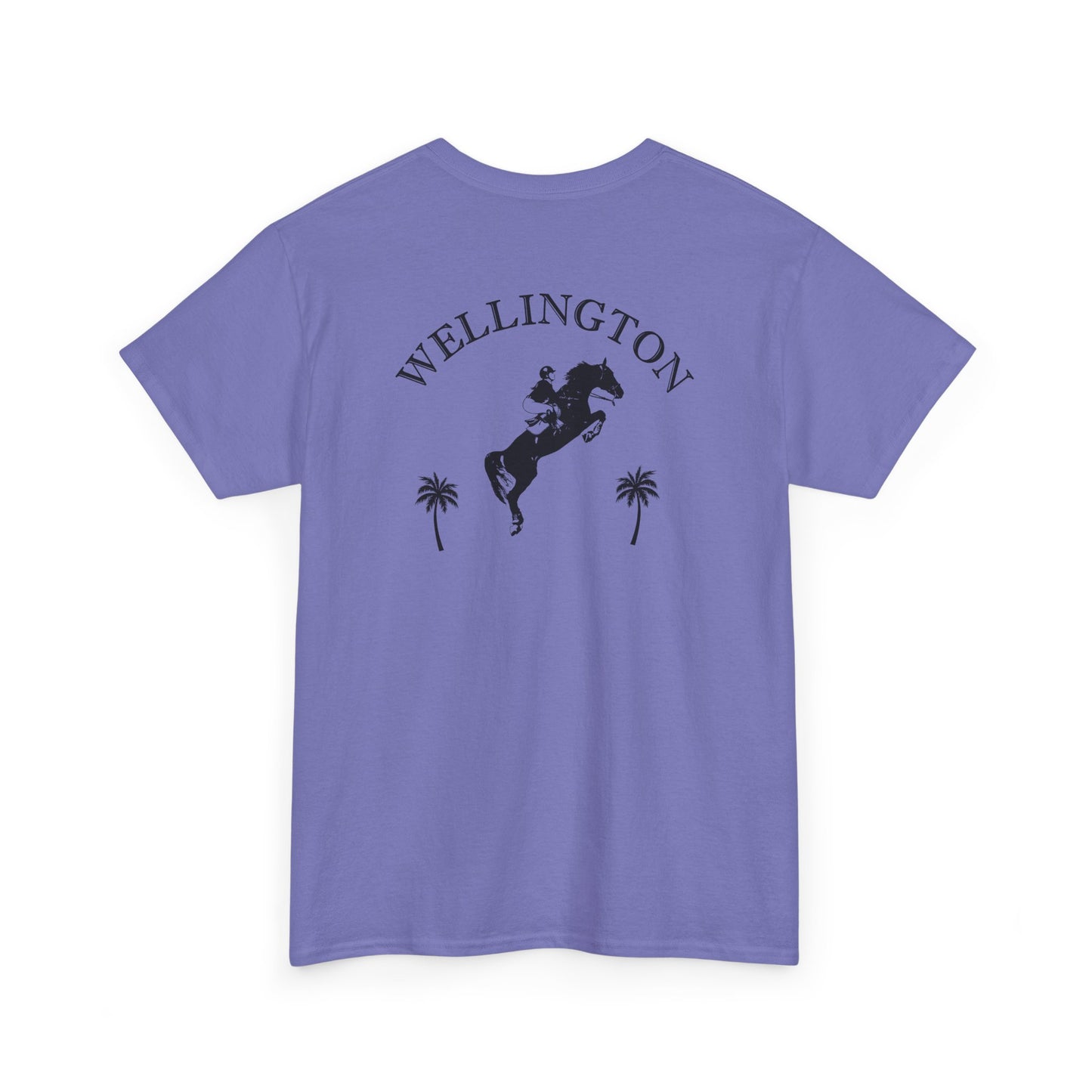 Wellington Florida Vintage Retro Unisex Heavy Cotton Equestrian Tee